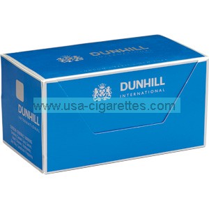 Dunhill International Blue box cigarettes